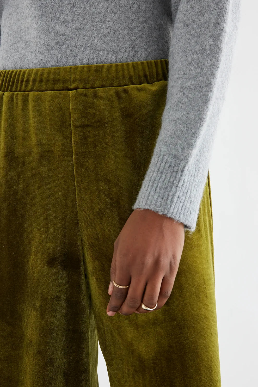 STINA TROUSERS - GREEN
