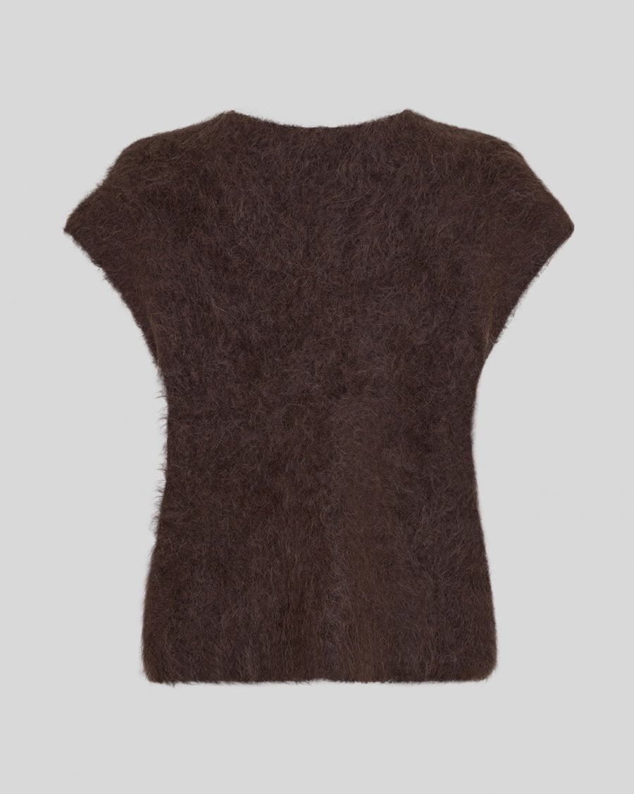 TILA SALMIA VEST - BROWN