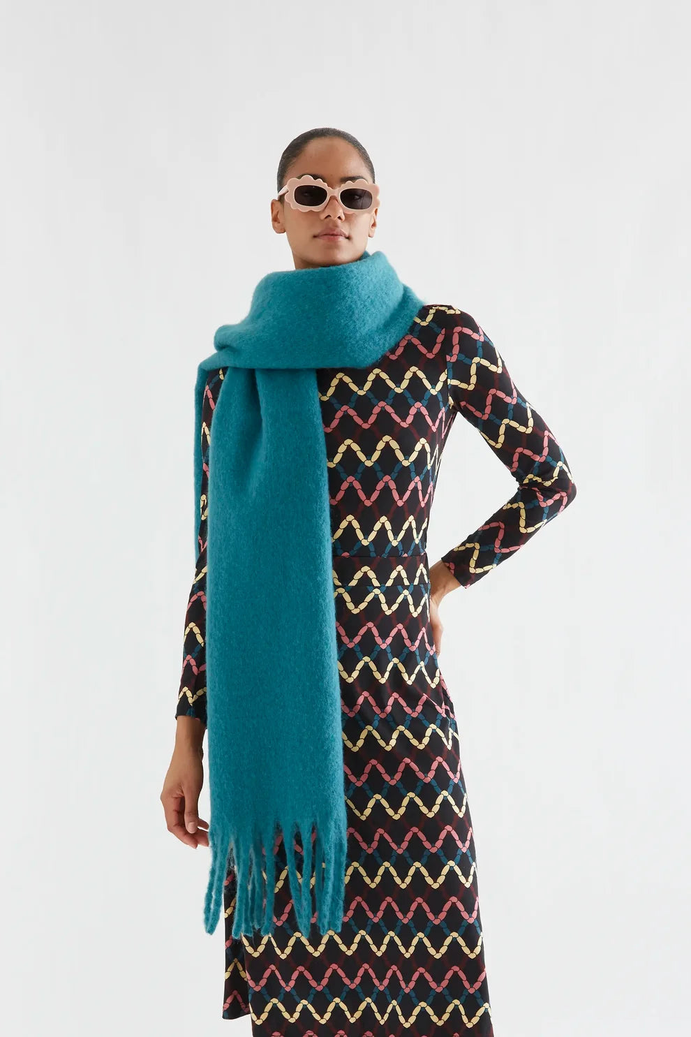LOLA SCARF - BLUE