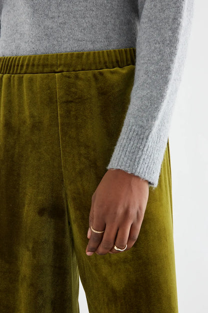 STINA TROUSERS - GREEN