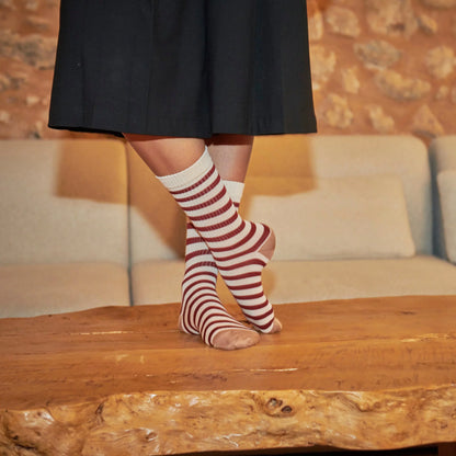JENNY SOCKS - WINE RED
