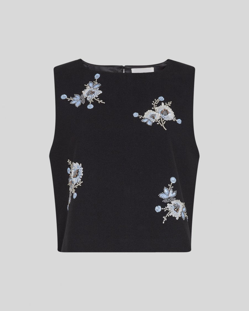 ADINE TOP - BLACK