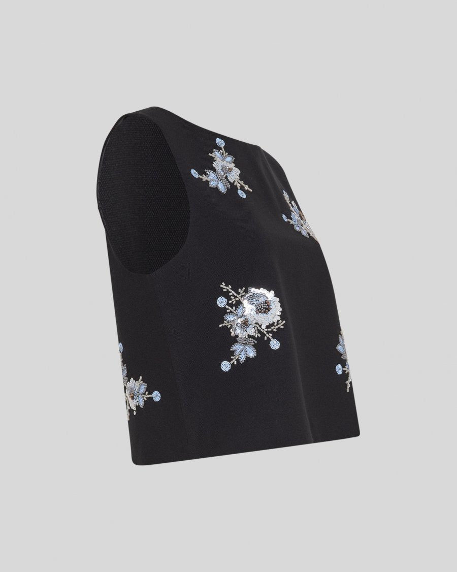 ADINE TOP - BLACK