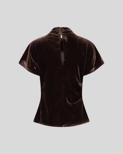 EILA 2/4 TOP - BROWN