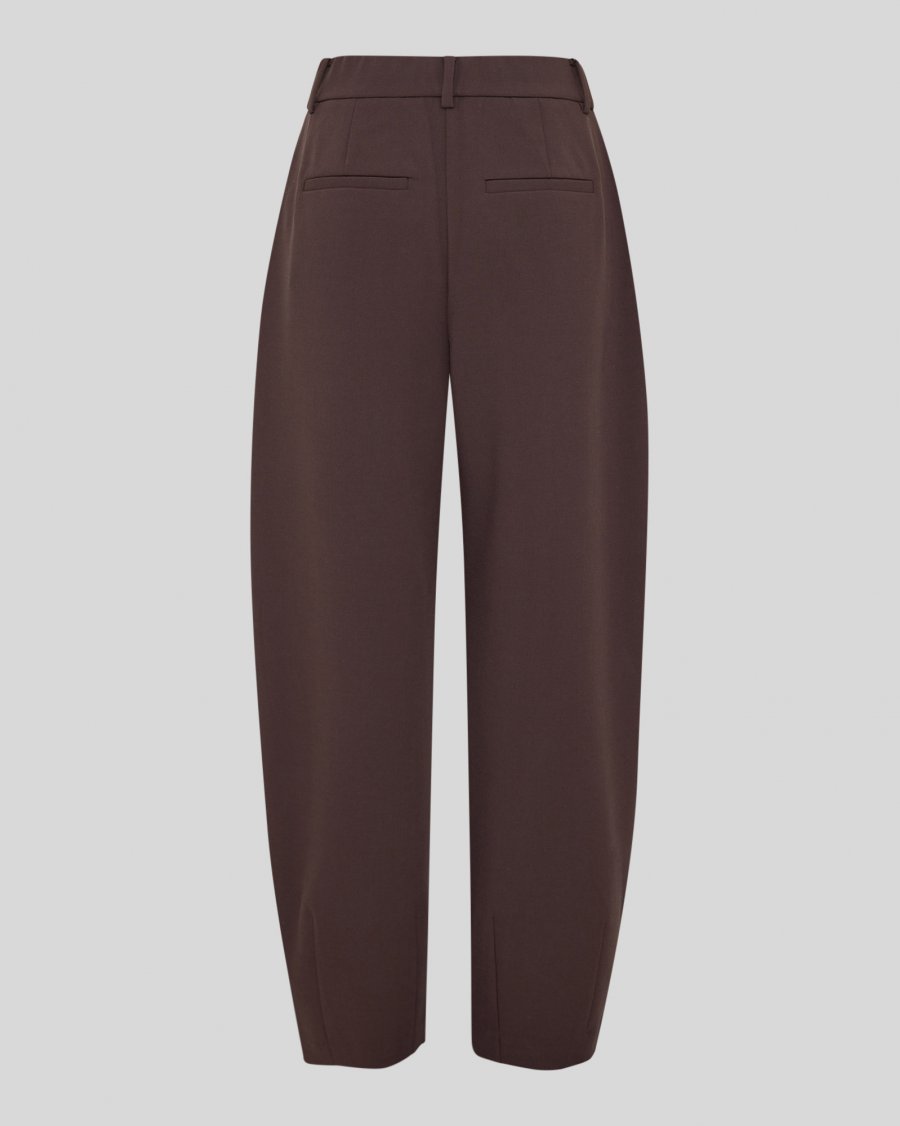 MACY MICHELLE BARREL PANTS - BROWN
