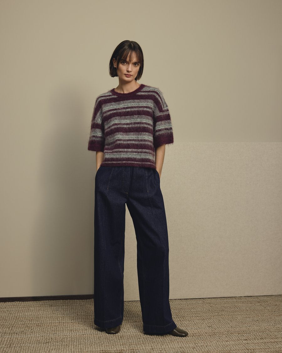 SANA LIS PANTS - DARK BLUE