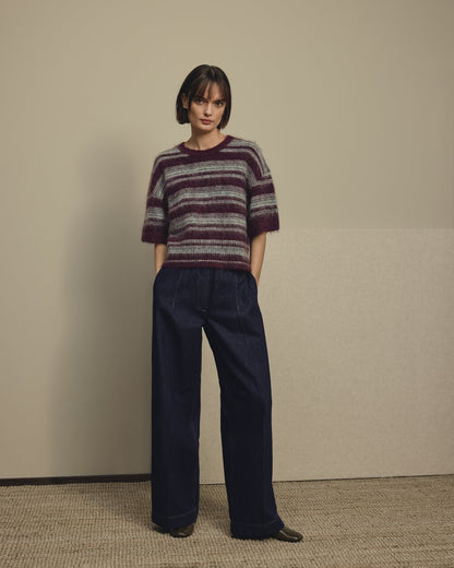 SANA LIS PANTS - DARK BLUE