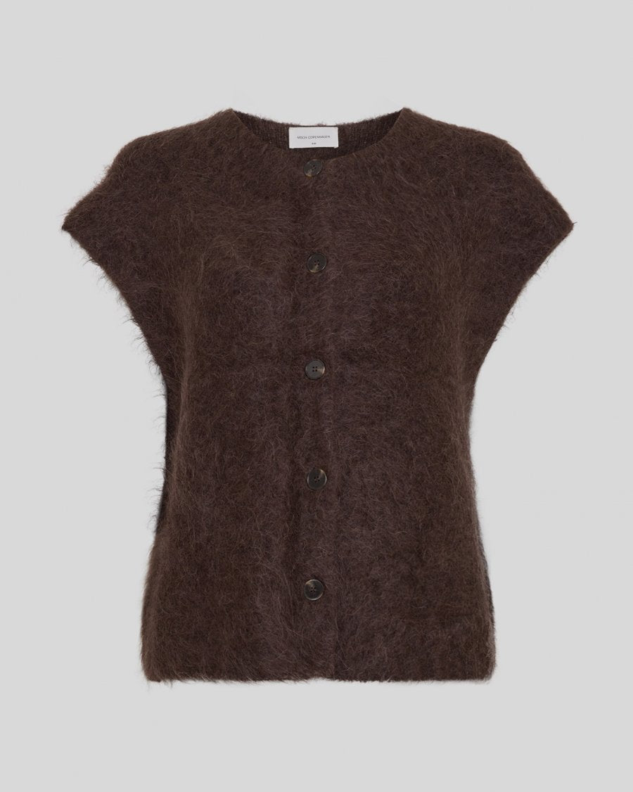 TILA SALMIA VEST - BROWN