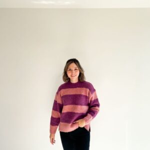 GIA KNIT SWEATER - PINK