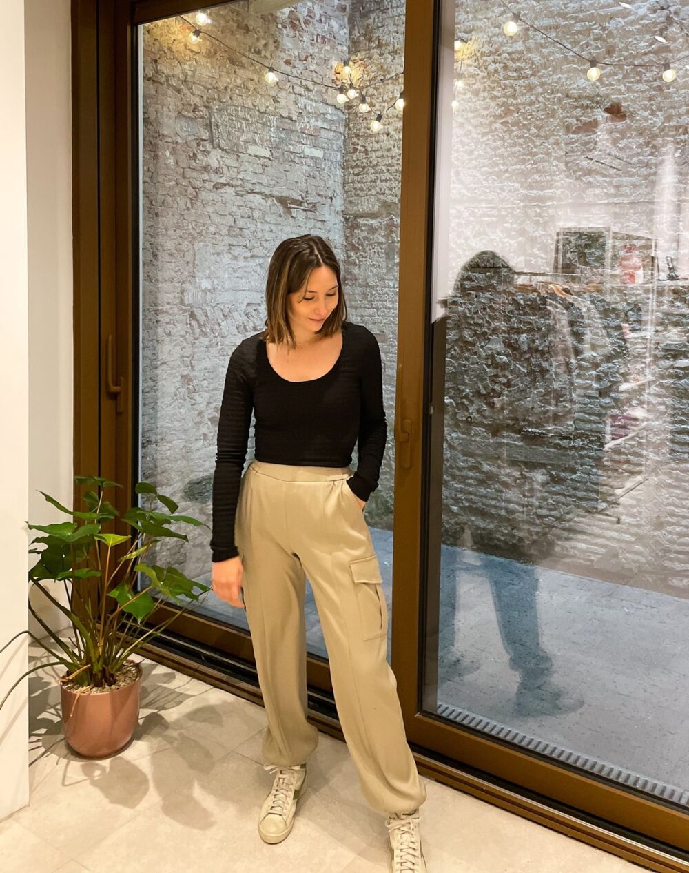 LUNA CARGO PANT - CHAMPAGNE
