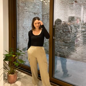 LUNA CARGO PANT - CHAMPAGNE