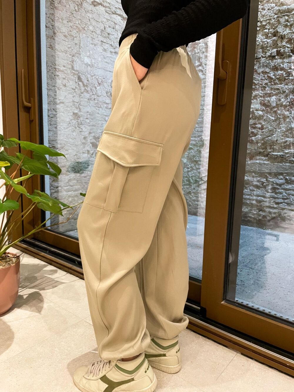 LUNA CARGO PANT - CHAMPAGNE