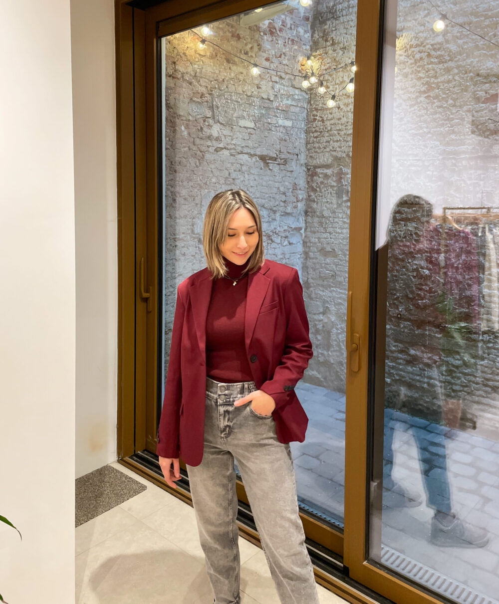 LIZZI JEANS - GREY
