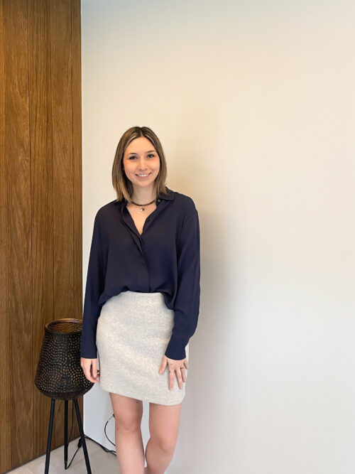 LORI BLOUSE - BLUE