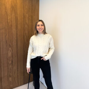 MIRIAM CABLE KNIT - OFF WHITE