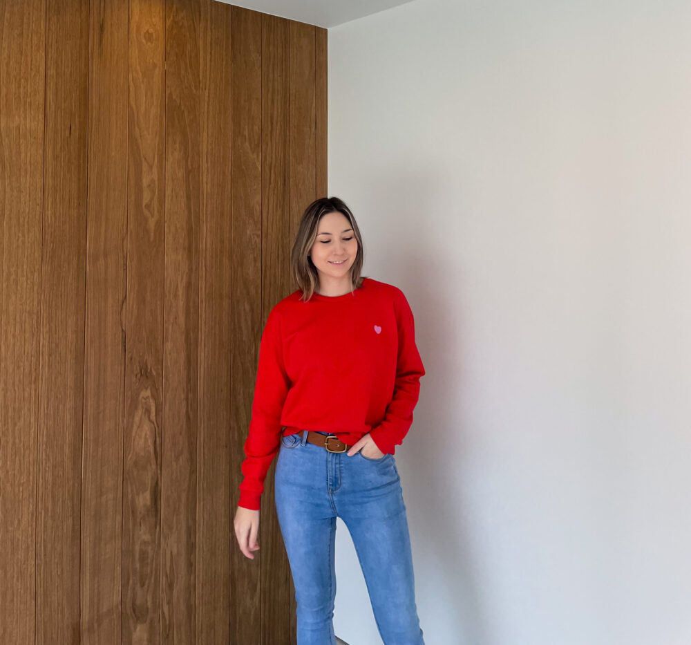 HANNIKA SWEATSHIRT - RED