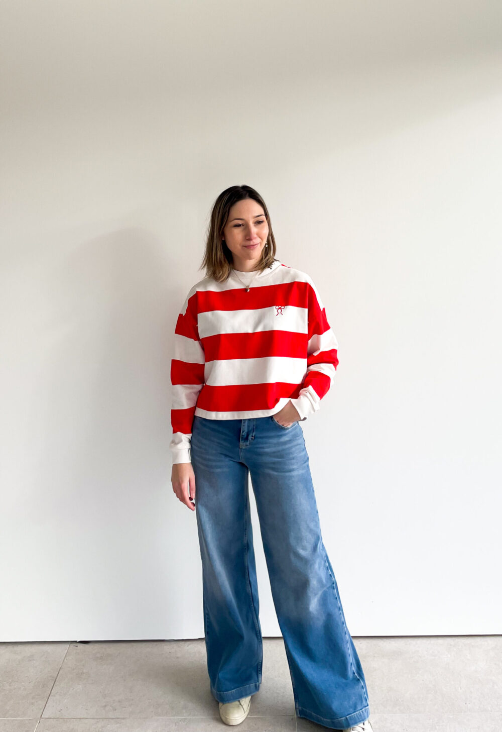 IDAHELLA SWEATSHIRT - RED