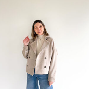 SHORT JACKET - PUMICE STONE BEIGE