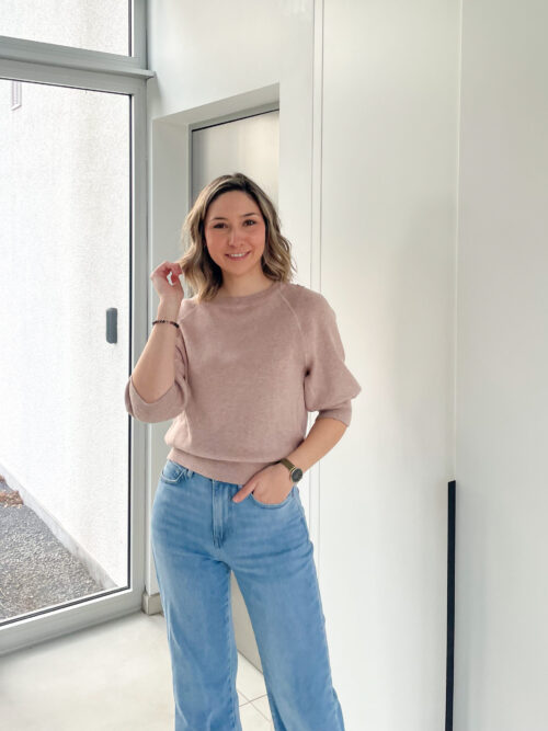 JUSTINE SWEATER - DUSTY PINK