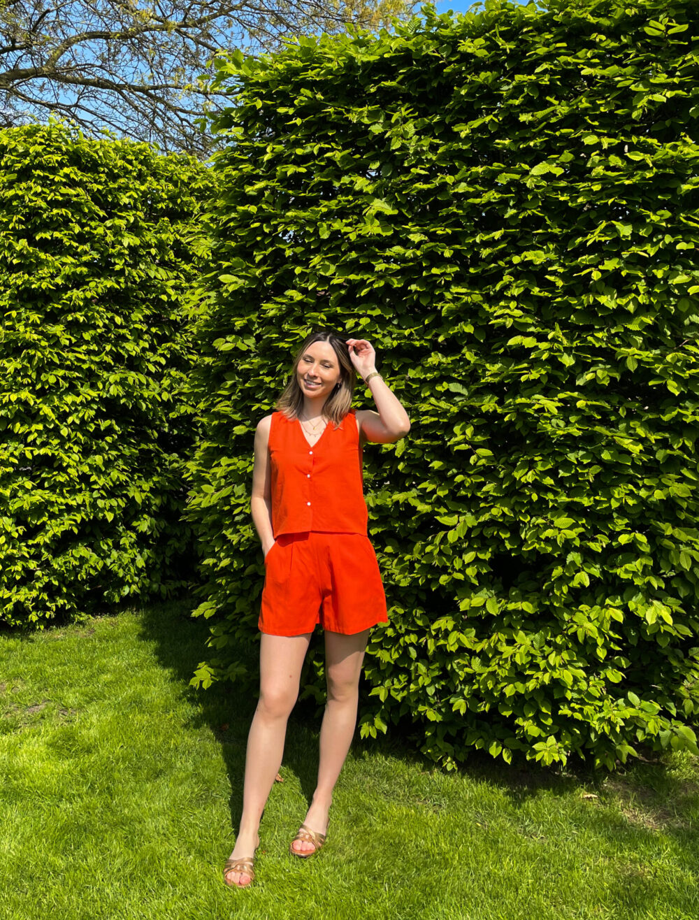 IZZY SHORTS - ORANGE