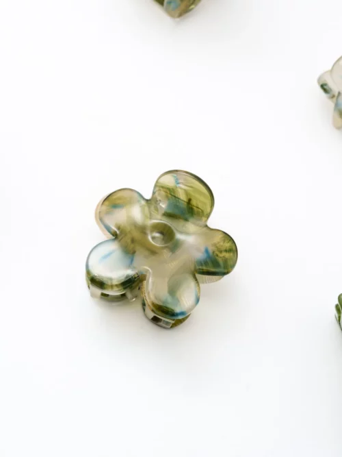 LUCIE CLIP - MARMER LICHT GROEN/ BLAUW