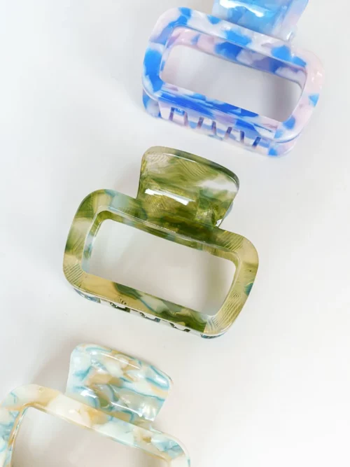 ANDY CLIP - MARMER LICHT GROEN BLAUW