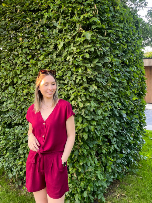 SAM BLOUSE - BORDEAUX