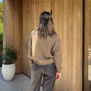 FIEKE SWEATER - CAPERS MELANGE