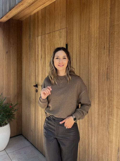 IMG_0284 FIEKE SWEATER - CAPERS MELANGE