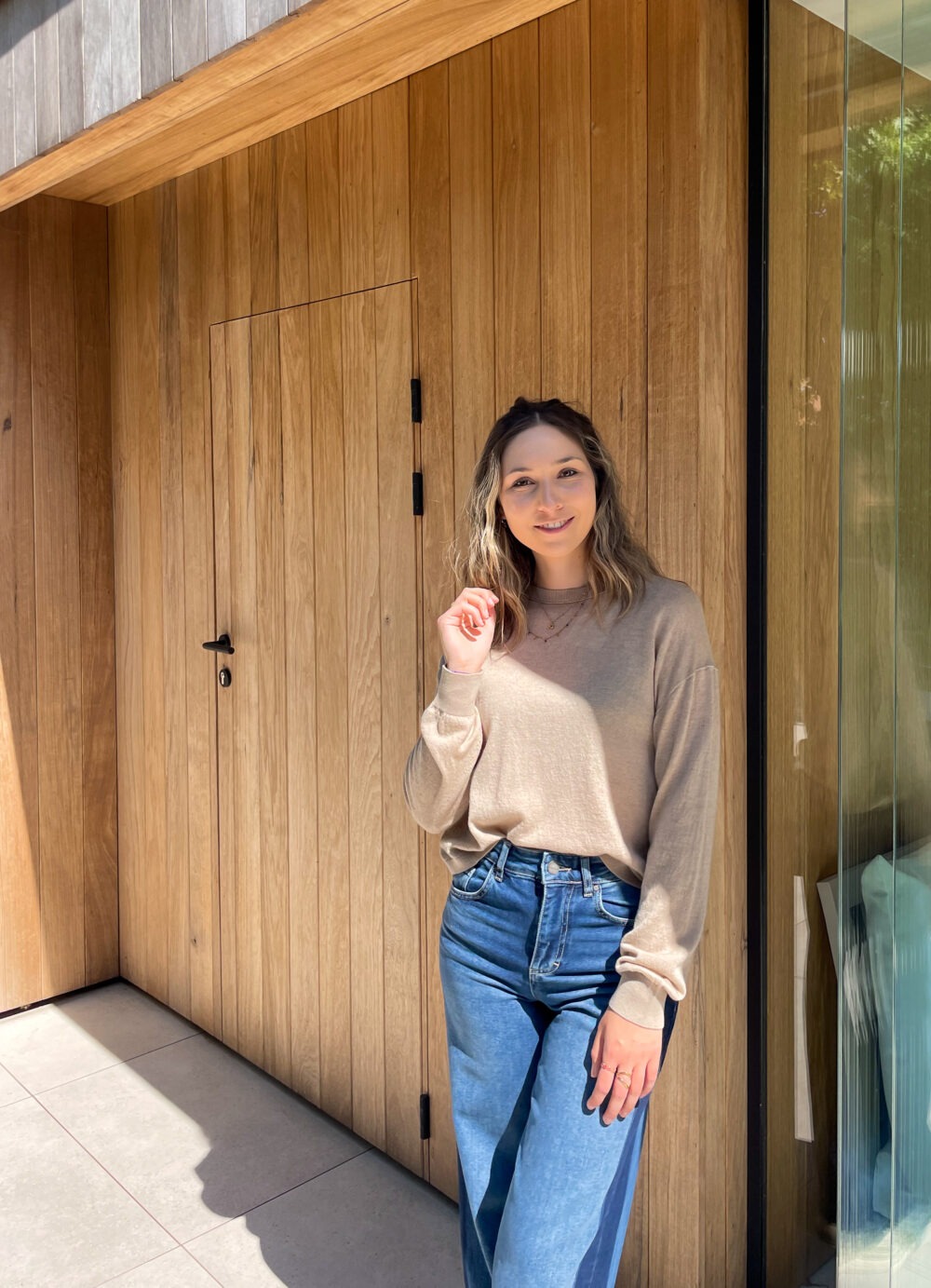 MIA SWEATER - SAND MELANGE