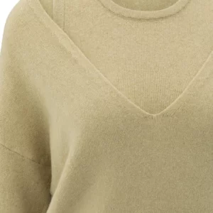 BO KNITTED SWEATER - PALE OLIVE GREEN