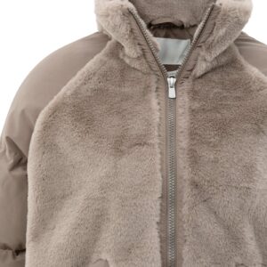 SHORT TEDDY JACKET - BROWN