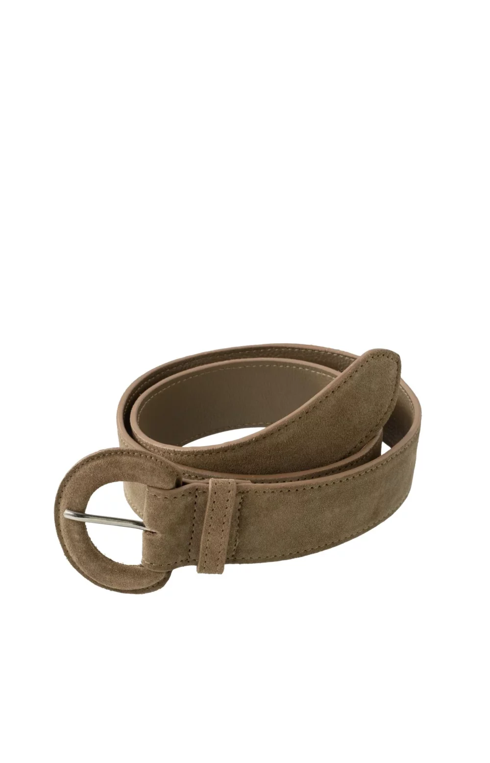 SUEDE BELT - BROWN