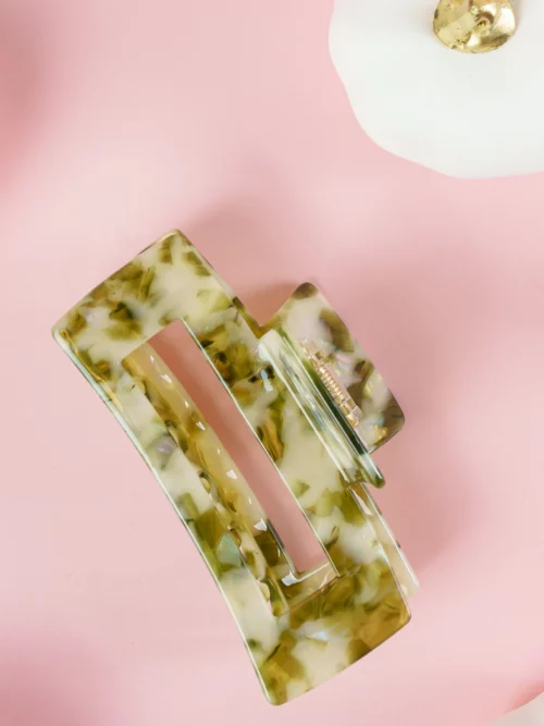 Femke_marmer_mosgroen FEMKE CLIP - MARMER MOSGROEN