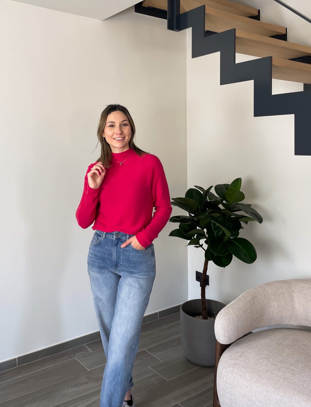 MILOU JEANS LOOSE FIT - BLUE DENIM