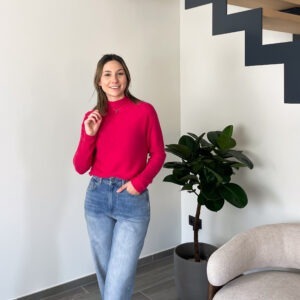 POLLY KNIT - ROSE RED