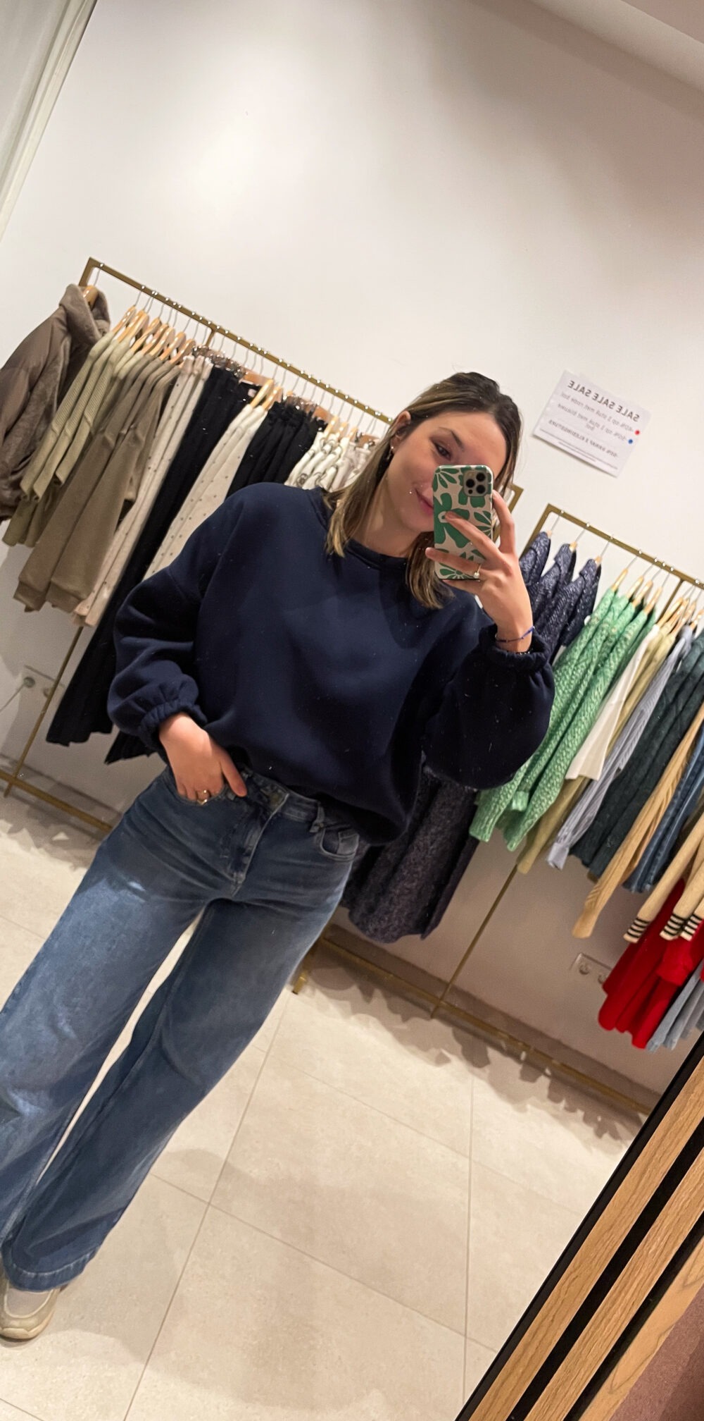 DOG MOM SWEATER - MARINE ROSE