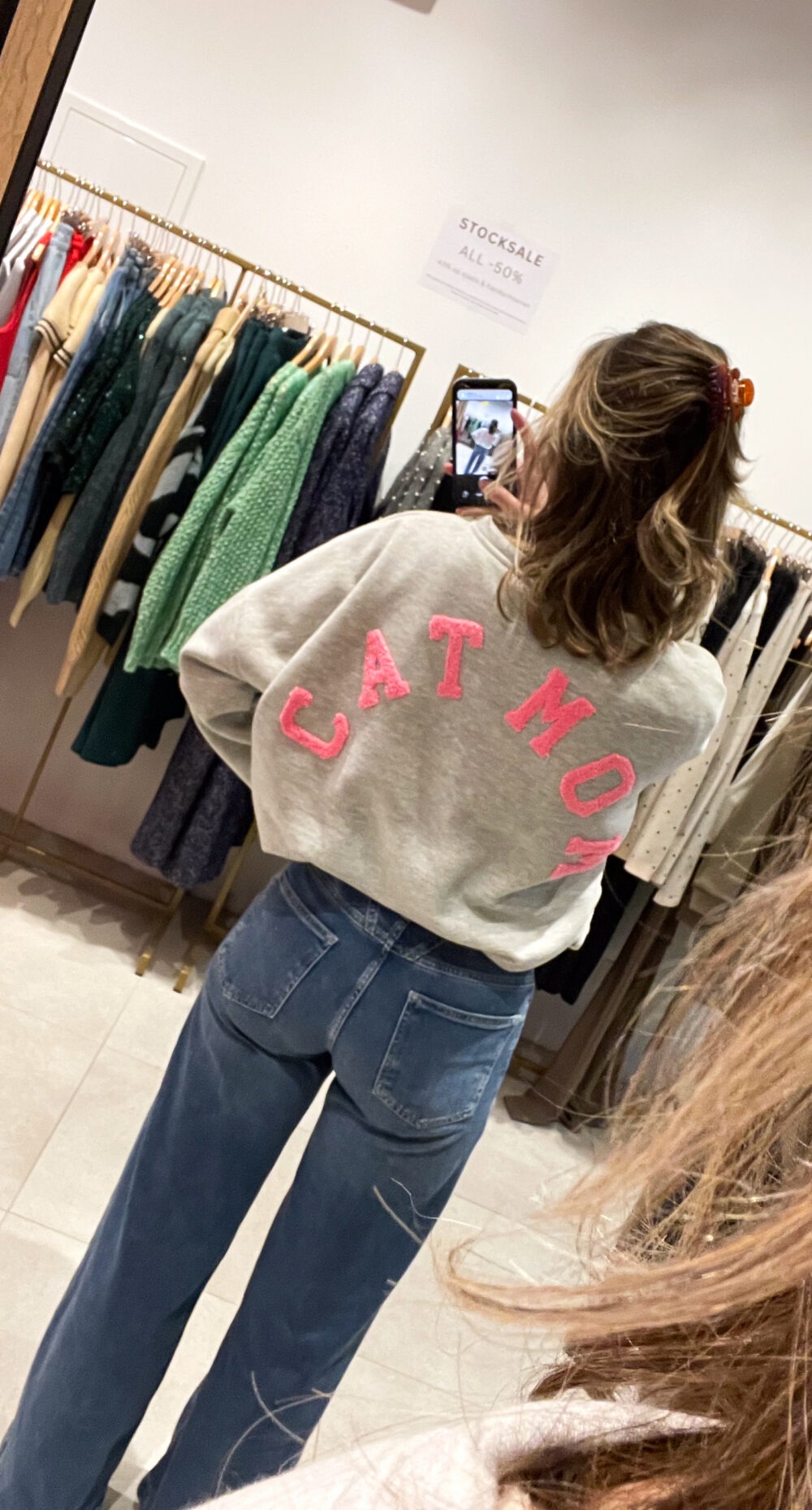 CATMOM SWEATER - ROZE