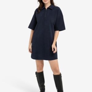 JARA POLO DRESS - NAVY BLUE