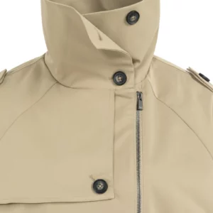 ELLIS SHORT BOMBER JACKET - KHAKI GREEN