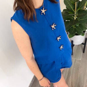 ELIZE TOP - BLUE