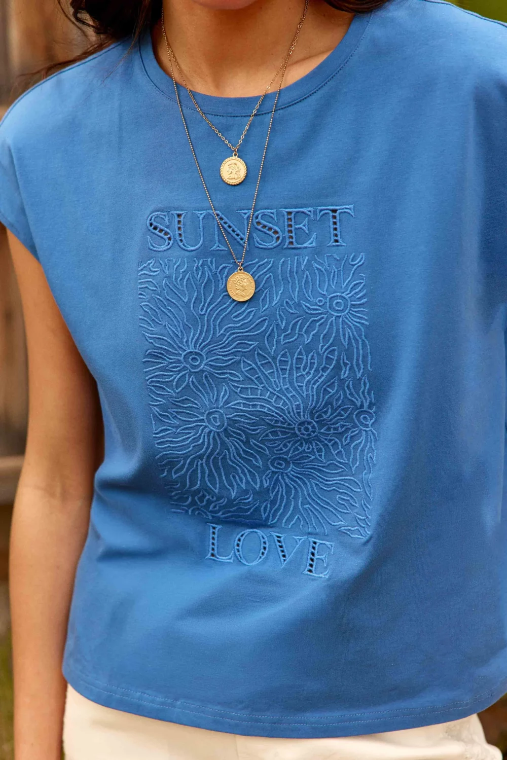 TUNSET T-SHIRT - BLUE