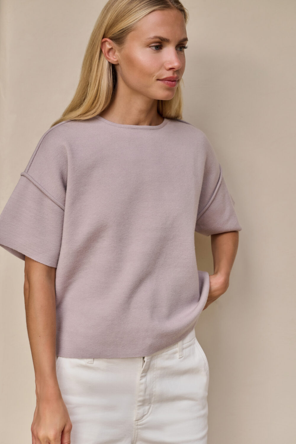 MOLLIE SWEATER - MAUVE PURPLE