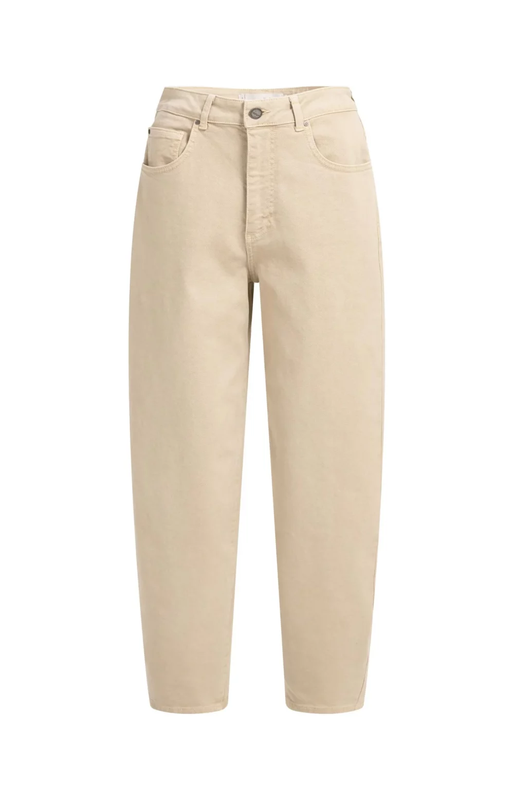 LAURA BARREL JEANS - DESERT BEIGE