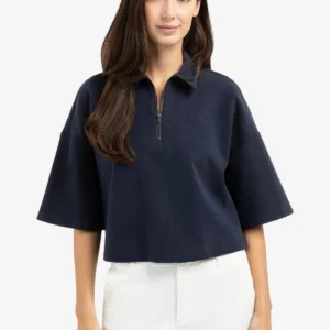 POLO TOP - NAVY BLUE