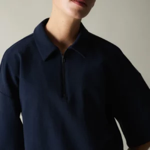 POLO TOP - NAVY BLUE