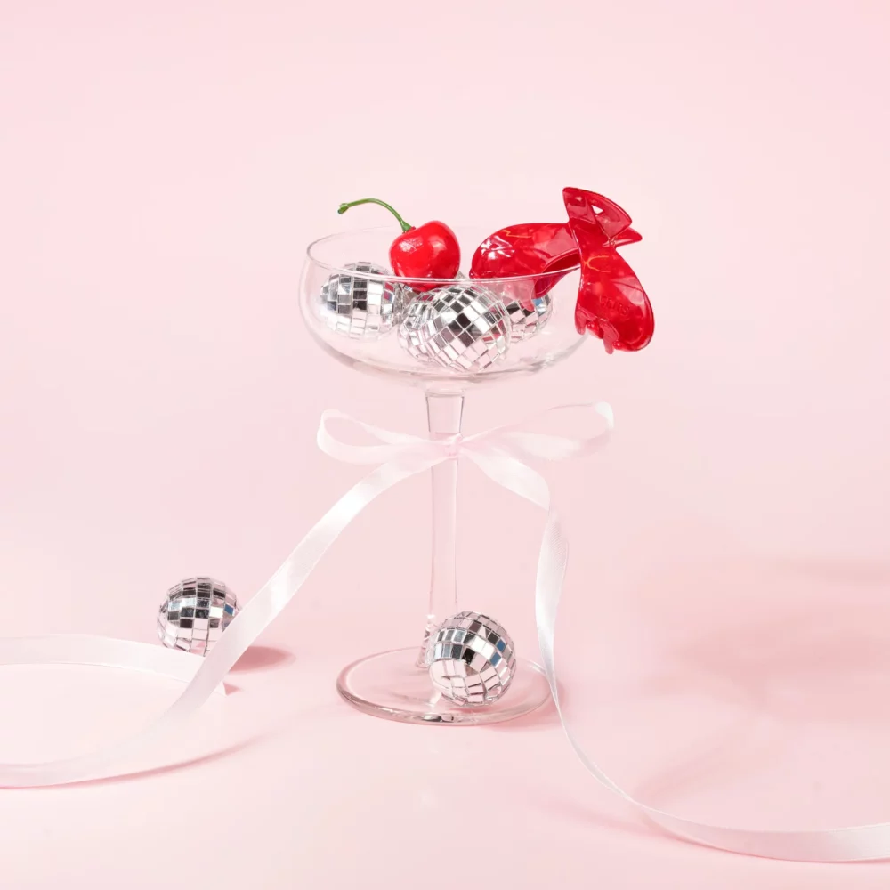 JULIA CLIP - MARMER DONKERROOD