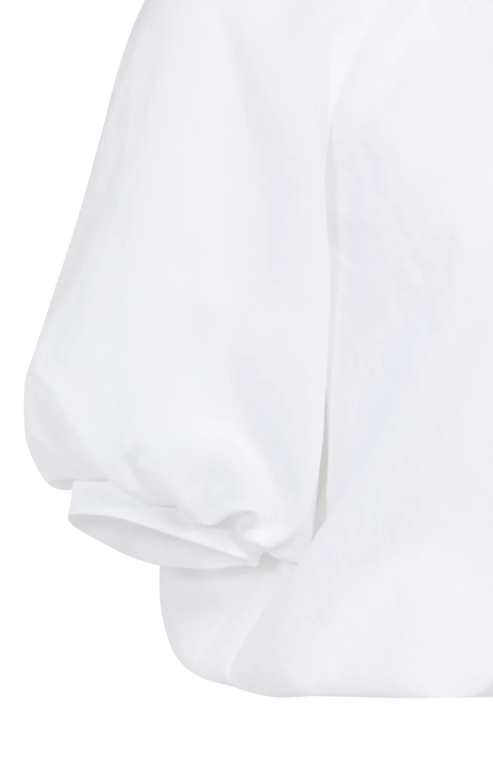 WOVEN T-SHIRT WITH BALLOON SLEEVES