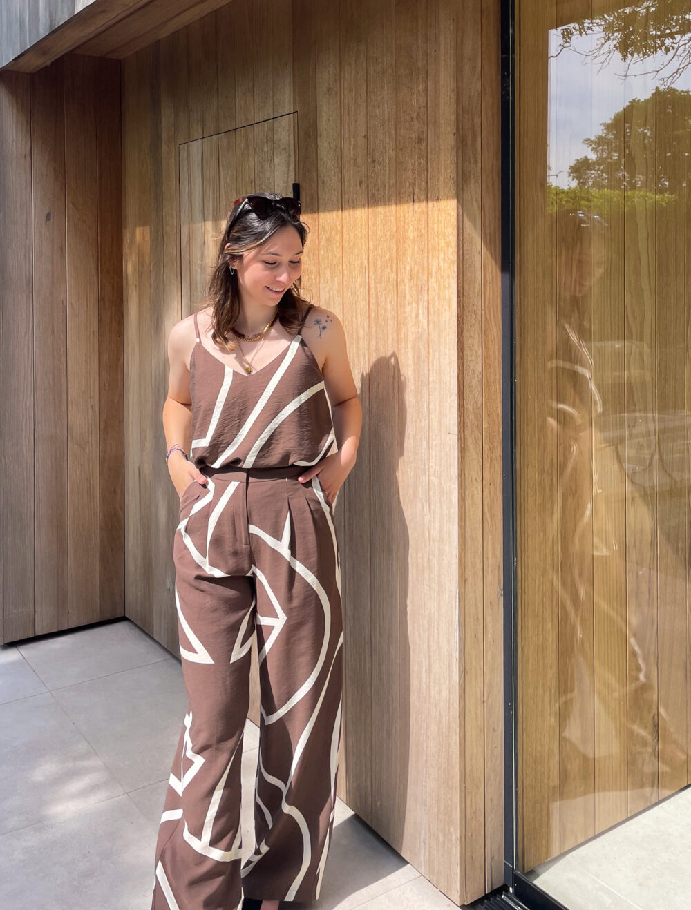LIV TROUSERS - CHOCOLATE MARTINI BROWN