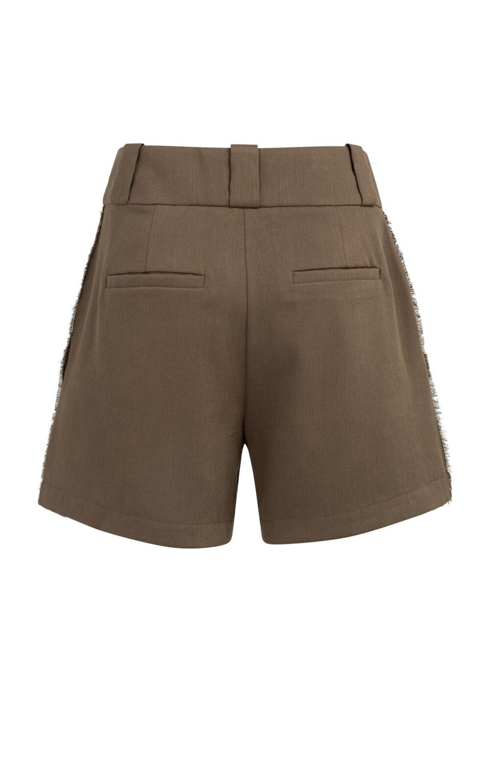 FLEUR HIGH WAIST SHORT - WASHED BROWN